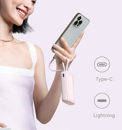 Pin sạc dự phòng Anker Zolo 10000mAh 35W 1A1C tích hợp 2 cáp Type-C A1680 3