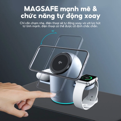 Đế sạc không dây StarGO QI 2.0 3 in 1 9