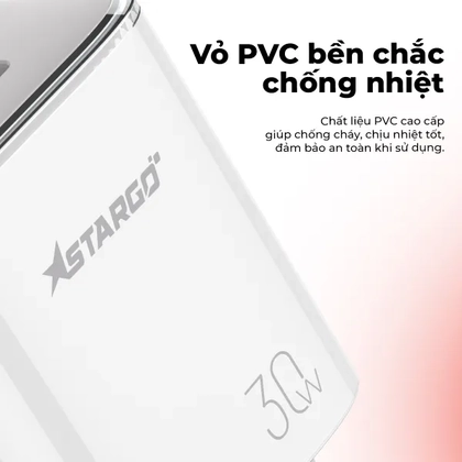 Sạc StarGO Onelink 1C1A 30W kèm cáp C-C CC301 6