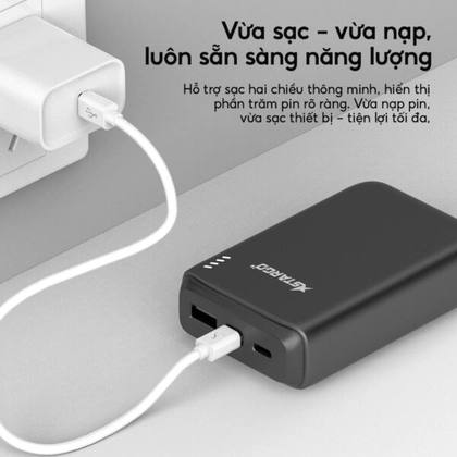 Pin dự phòng StarGO Star X1 Power 2C1A 10000mAh tích hợp cáp Type-C 3