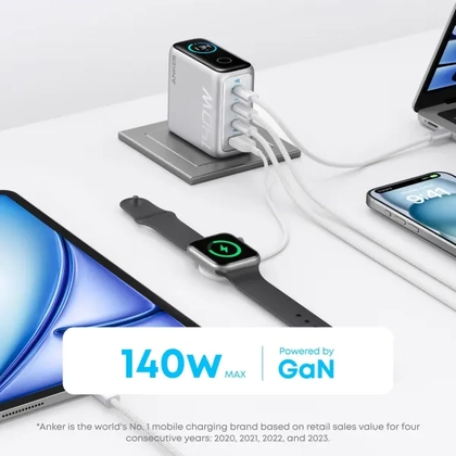 Sạc Anker Zolo 3C1A 140W kèm cáp USB-C B2697 3