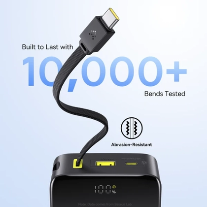 Pin dự phòng Baseus Enerfill Bipow 2 Pro màn hình số 20.000mAh 22.5W kèm cáp 8