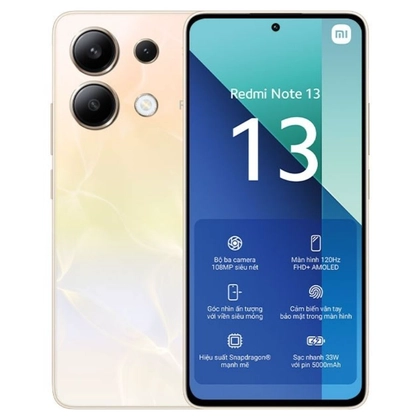 Xiaomi Redmi Note 13 8GB 128GB - Cũ xước cấn - Vàng