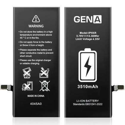 pin iPhone XR dung lượng siêu cao chính hãng GENA 3