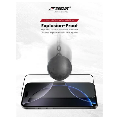 Dán kính cường lực màn hình Apple iPhone Air Zeelot Solidsleek Ultra HD Full Cao Cấp 13