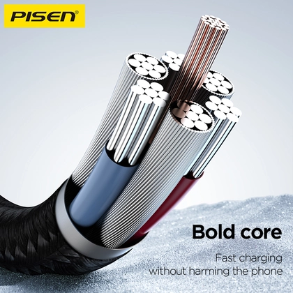 Cáp sạc nhanh Pisen Quick Platinum Type-C to Lightning 1.5M 3