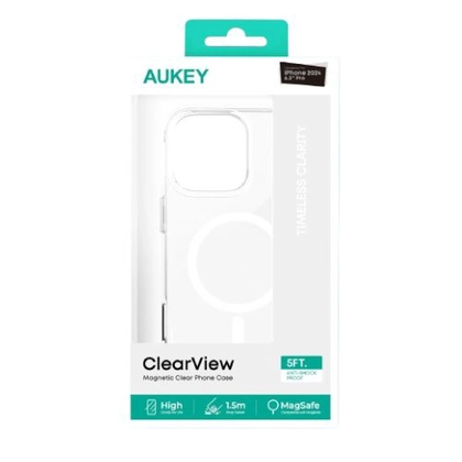 Ốp lưng iPhone 15 Aukey Magnetic Clear PC-TM10A 4