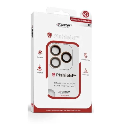 Apple iPhone 17 Pro/17 Pro Max dán bảo vệ camera Zeelot Pishield 1