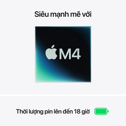 Macbook Air M4 13 inch 10CPU 8GPU 16GB 256GB 2025 sạc 70W VN/A - Đã kích hoạt 7