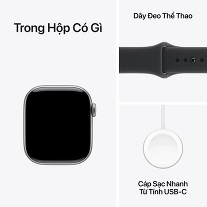 Apple Watch Series 11 46mm (GPS) Viền Nhôm, Dây Cao Su Size S/M VN/A - Đã kích hoạt 3