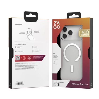 Ốp lưng iPhone 17 Pro Max Zagg Crystal Palace Lite With Magsafe Clear 5