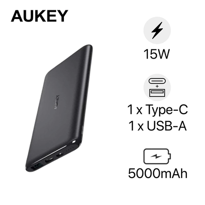 Pin sạc dự phòng AUKEY 5.000mAh PB-XN5 1