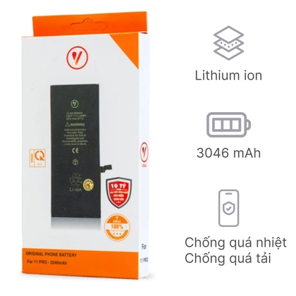 pin iPhone 11 Pro chính hãng Vmas 2