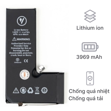 pin iPhone 11 Pro Max chính hãng Vmas 3