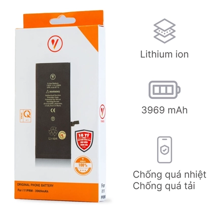 pin iPhone 11 Pro Max chính hãng Vmas 2