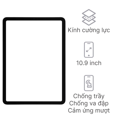 kính cảm ứng ipad air 4 1