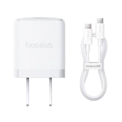 Sạc nhanh Baseus Palm 1C 20W US ( kèm cáp mini C to C 60W dài 1m ) 1