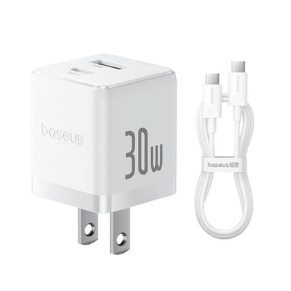 Sạc nhanh Baseus Palm 1C1A 30W US ( kèm cáp mini C to C 60W dài 1m ) 1