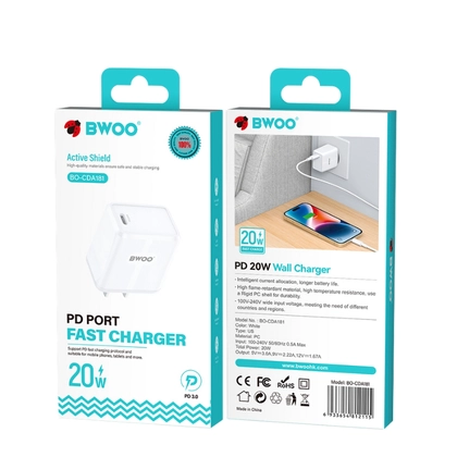 Cáp sạc nhanh BWOO Micro 120W X286V dài 1M 3