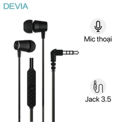 TAI NGHE DEVIA KINTONE SERIES MENTAL ( 3,5MM ) 1