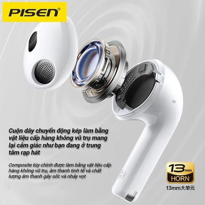 Tai nghe Pisen Buds P1 Plus True Wireless 4