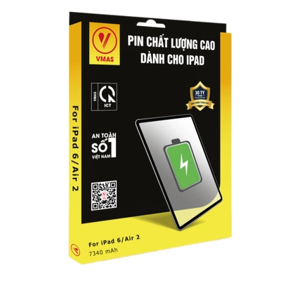 pin iPad Gen 6 2018 chính hãng Vmas 2