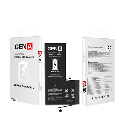 Pin dung lượng siêu cao chính hãng GENA cho iPhone 11 Pro Max 5