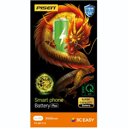 pin iPhone 13 Pro dung lượng siêu cao chính hãng Pisen 4