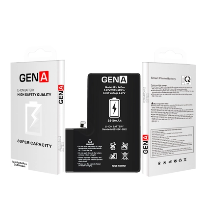pin iPhone 14 Pro dung lượng siêu cao chính hãng GENA 4