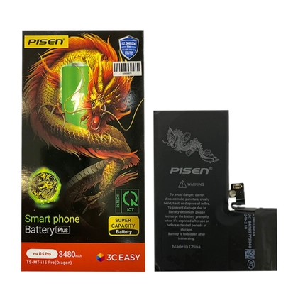 pin iPhone 15 Pro dung lượng siêu cao chính hãng Pisen 5