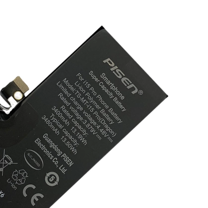 pin iPhone 15 Pro dung lượng siêu cao chính hãng Pisen 12