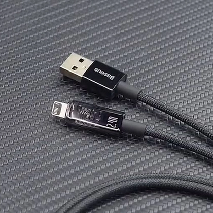 Cáp Baseus Explorer Series Tự Ngắt Lightning 2.4A 1m 2