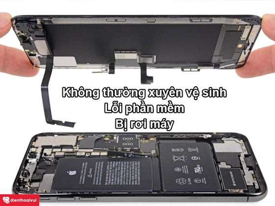 dây nối loa trong iphone xs giữ nguyên chức năng face id 4