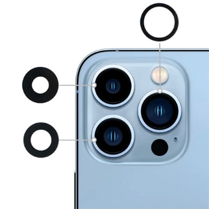 kính camera sau iphone 13 pro max viền dày 2