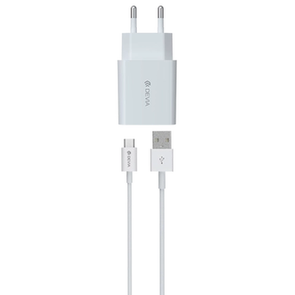 Củ Sạc Devia Kèm Cáp Micro USB V3 2