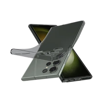 Ốp lưng Samsung Galaxy S24 Ultra Spigen Crystal Flex Xám khói 2