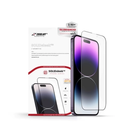 Dán Chống Va Đập Iphone 15 Zeelot Solidsleek Matte Full Cao Cấp Đen 2