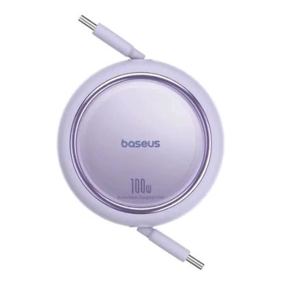 Cáp Baseus Free2Draw Mini Retractable Type-C to Type-C 100W 1M 1