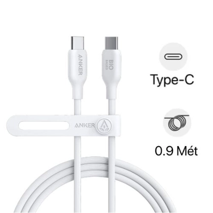 Cáp sạc Anker 544 140W USB-C to USB-C 0.9M A80F1H11 3
