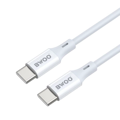 Cáp sạc nhanh BWOO Type-C to Type-C PD 60W X282C-C dài 1M 1