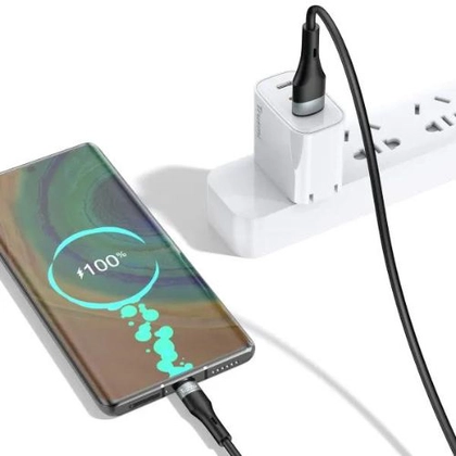 Cáp Trusmi Usb-A to Lightning Silicone 15w dài 1m 3