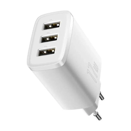 Củ sạc nhanh Baseus compact 3 cổng USB-A 2