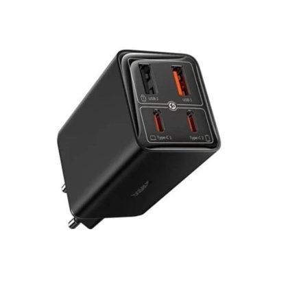 Củ sạc nhanh Baseus GaN6 Pro 2C + 2U 65W EU kèm cáp C-C 100W 1m 4