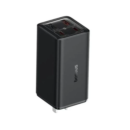 Củ sạc nhanh Baseus GaN6 Pro 2C + 2U 65W EU kèm cáp C-C 100W 1m 3