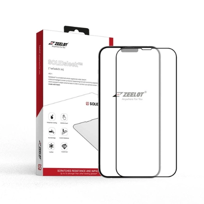 Dán cường lực iPhone 14 Plus/ 13 Pro Max Zeelot Solidsleek Full cao cấp 2