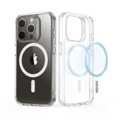 Ốp lưng iPhone 15 Pro ESR Classic Hybrid Halo Lock - Trong 4