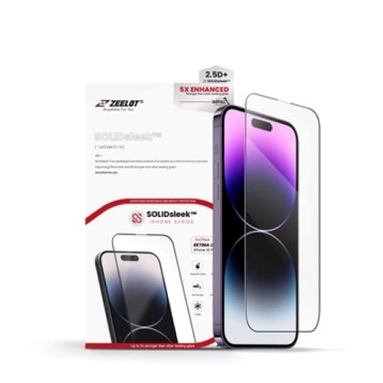 Dán Chống Va Đập Iphone 15 Pro Zeelot Solidsleek Full Cao Cấp Đen 2