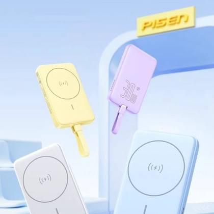 Pin dự phòng Pisen Quick Powermag 30W 10.000mah D113 ( kèm cáp Type-C ) 5