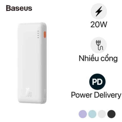 PIN SẠC DỰ PHÒNG BASEUS AIRPOW FAST CHARGE 20000MAH 20W 1
