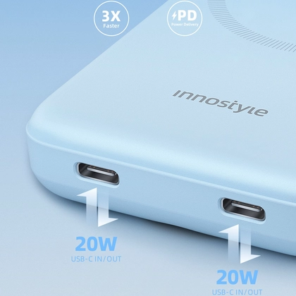 Pin sạc dự phòng Innostyle Magsafe PowerMag Duo 2in1 10.000mAh IW20 1